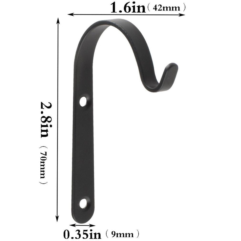 Conjunto Suporte De Pendurar De Metal Em Formato De J - WM COMPRAS