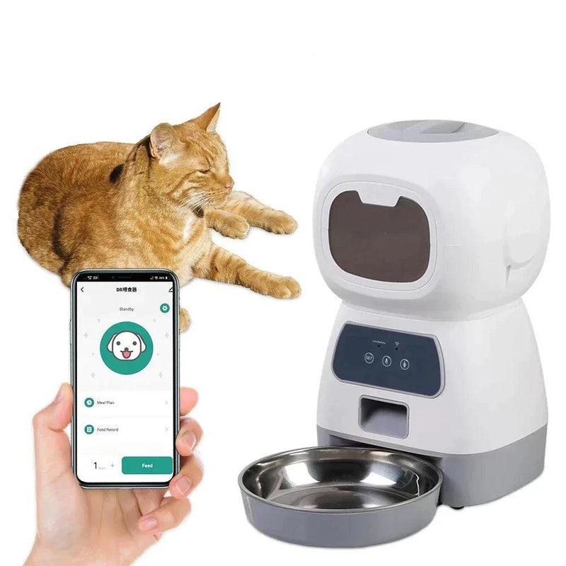 Alimentador Automático para Cães e Gatos - WM COMPRAS