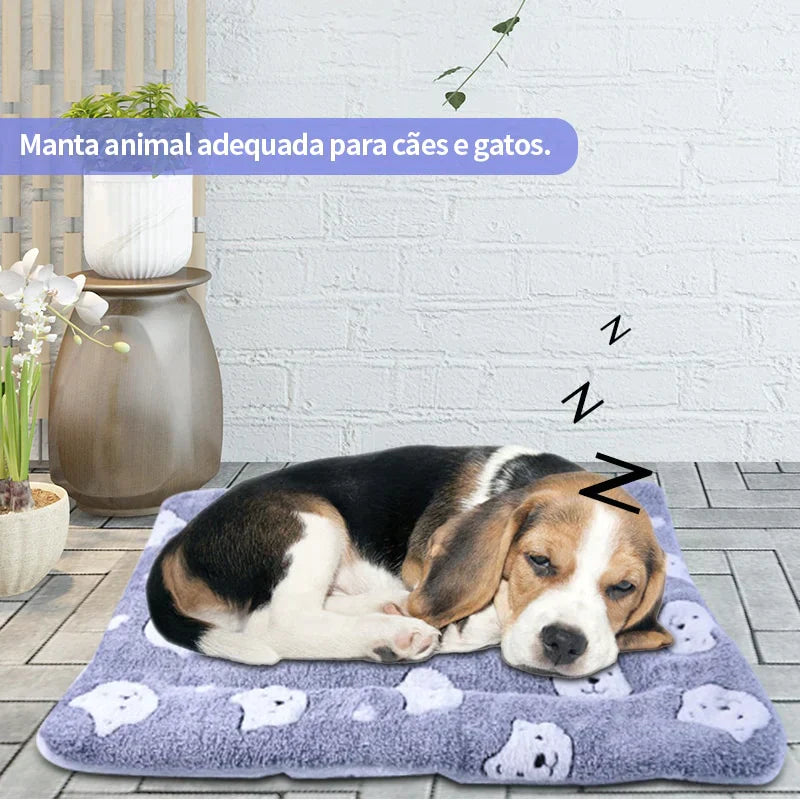 Cobertor peludo - serve como caminha para seu pet - WM COMPRAS