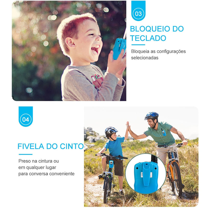 Walkie Talkie Portátil infantil - WM COMPRAS