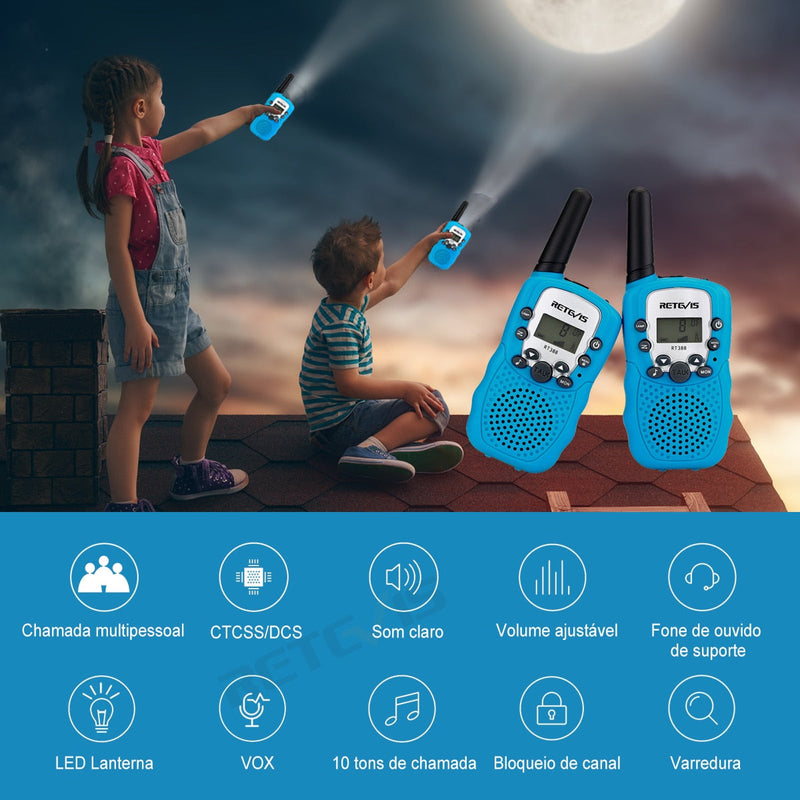 Walkie Talkie Portátil infantil - WM COMPRAS