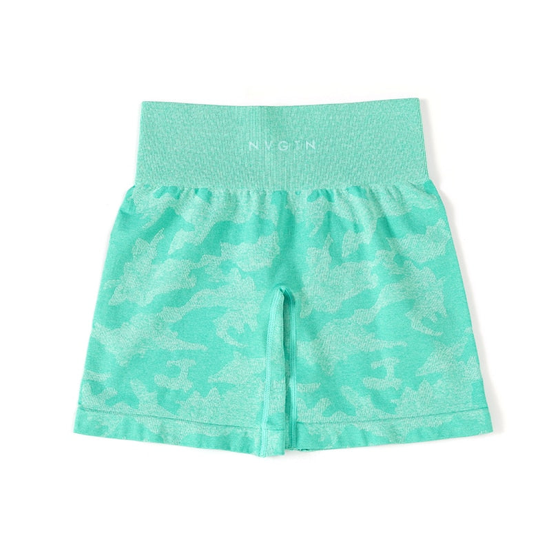 Shorts sem costura camuflado - WM COMPRAS